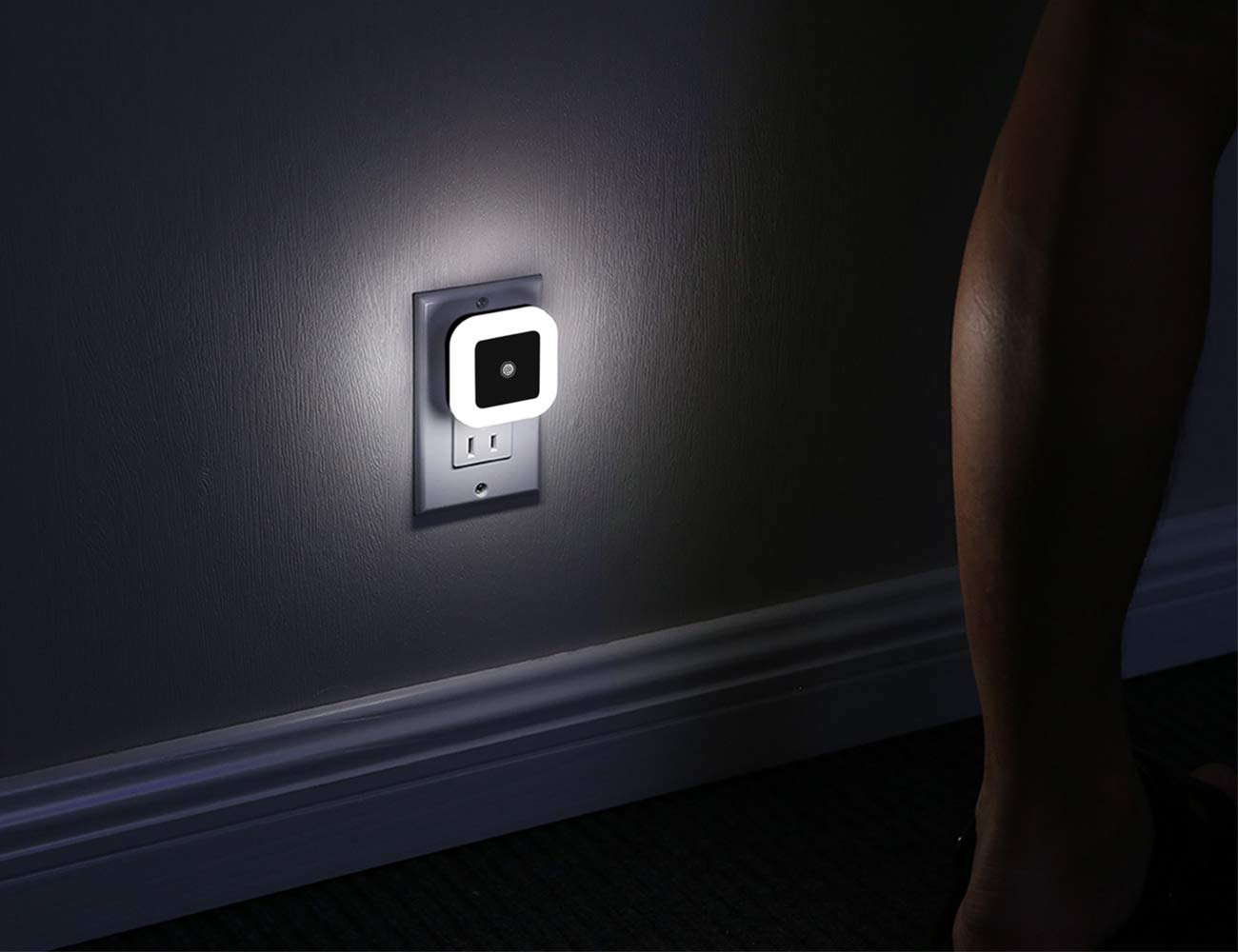 Plug-in LED Night Light with Dusk to Dawn Sensor