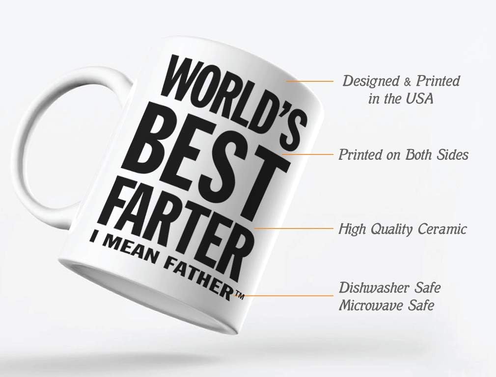 World's Best Farter 15 Ounce White Coffee Mug