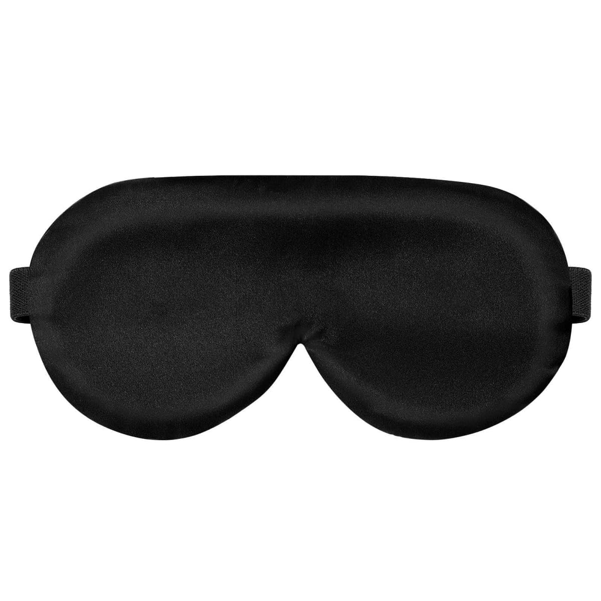 Alaska Bear Sleep Mask Silk Eye Cover with Contoured Padding for Pressure