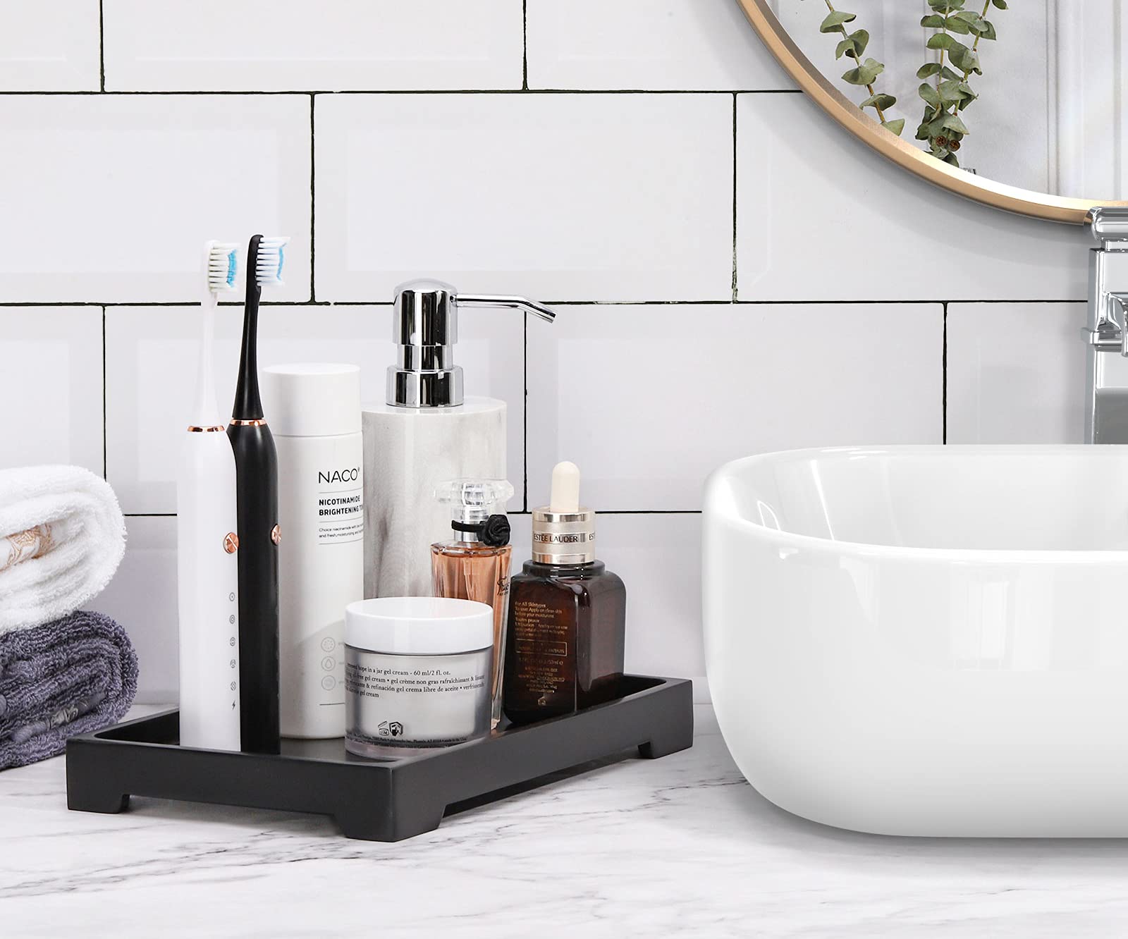 Luxspire Bathroom Tray for Counter