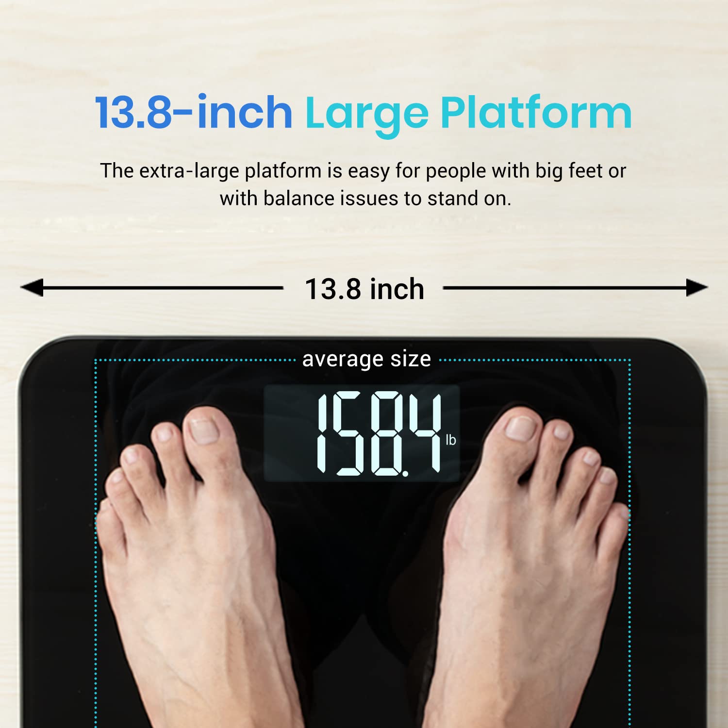 Tempered Glass Bathroom Scale