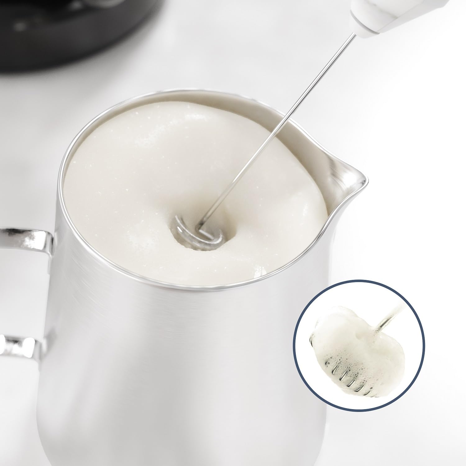 Marble Powerful Milk Frother Handheld Foam Maker/Mixer