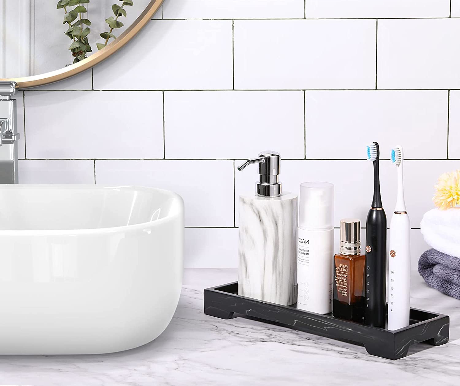 Luxspire Bathroom Tray for Counter