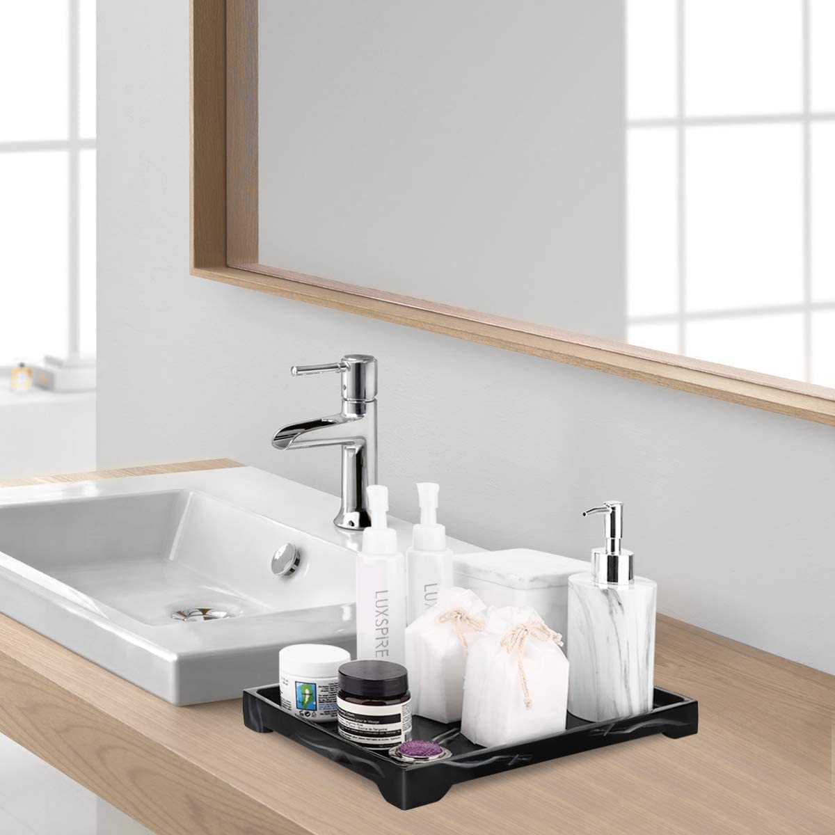 Luxspire Bathroom Tray for Counter