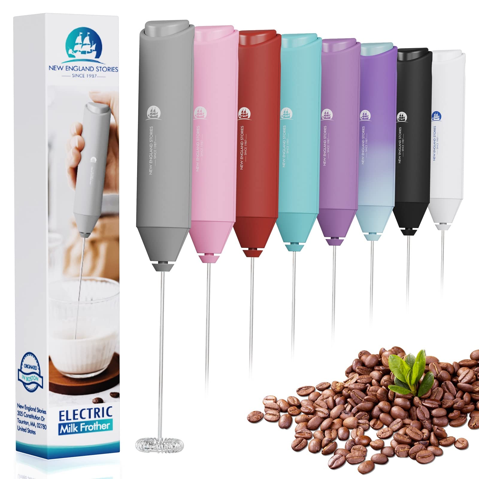 Marble Powerful Milk Frother Handheld Foam Maker/Mixer