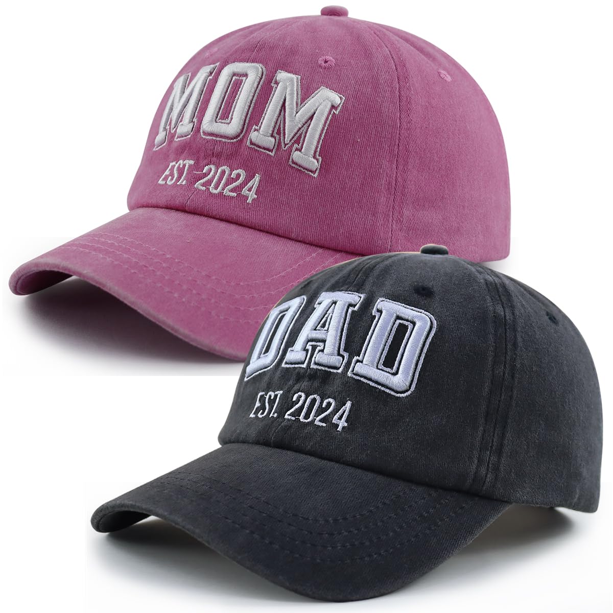 2PCS Mom & Dad Hat