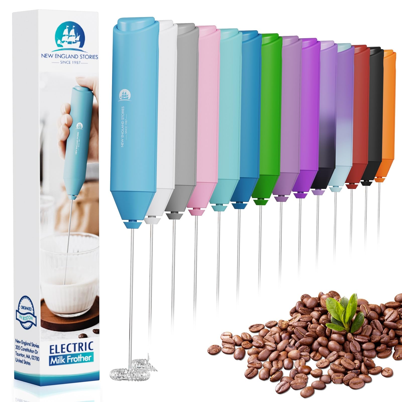 Marble Powerful Milk Frother Handheld Foam Maker/Mixer