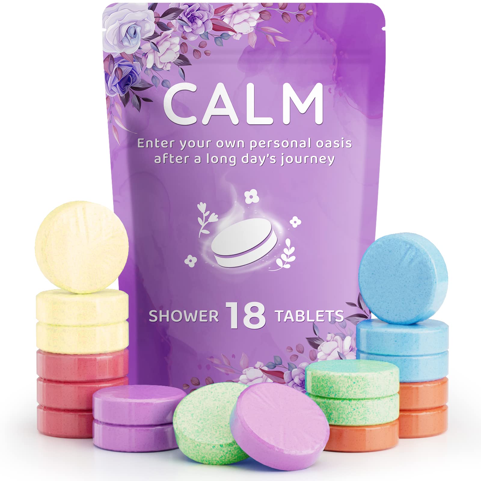 18 Pack of Relaxing Shower Steamers - Calm