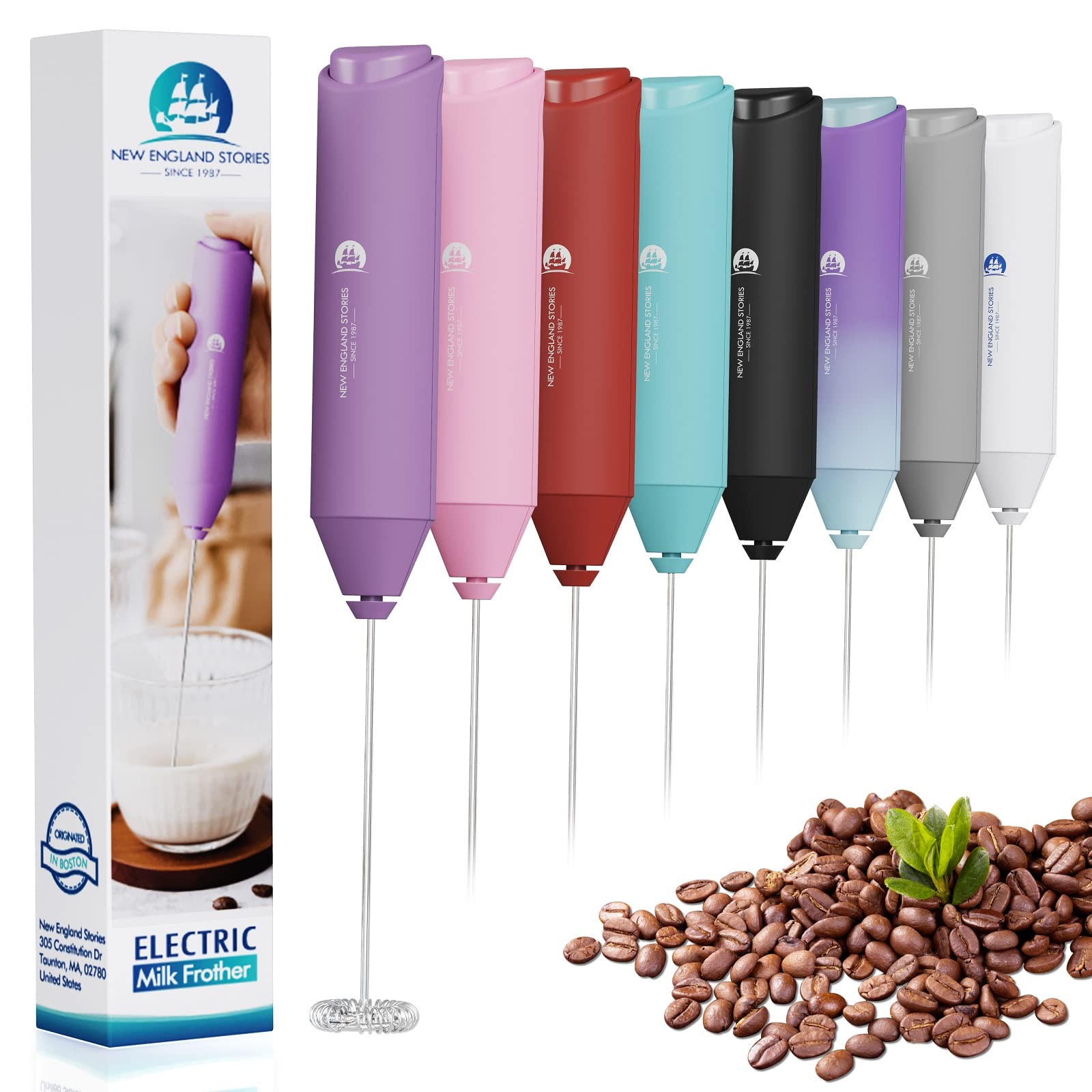 Marble Powerful Milk Frother Handheld Foam Maker/Mixer