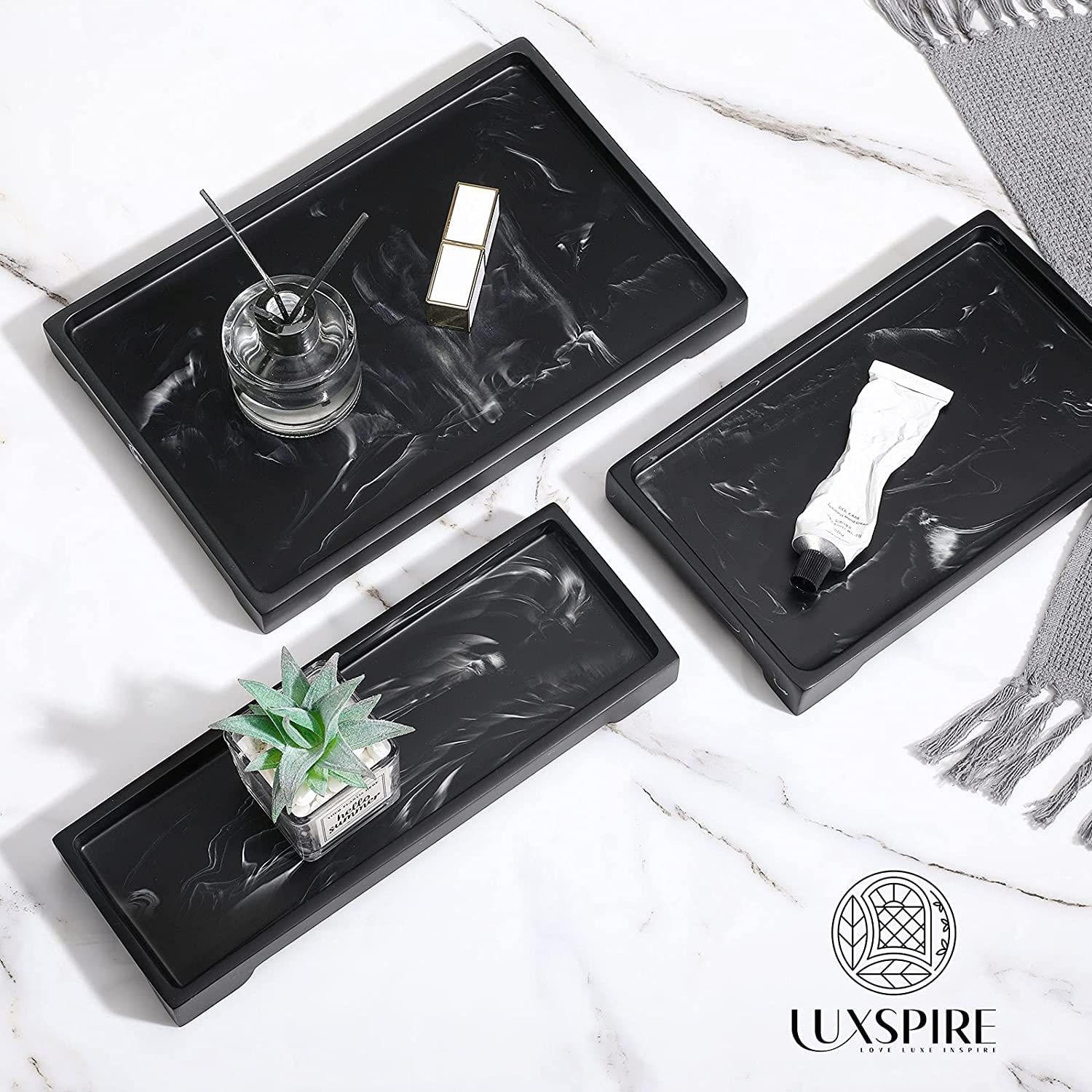 Luxspire Bathroom Tray for Counter