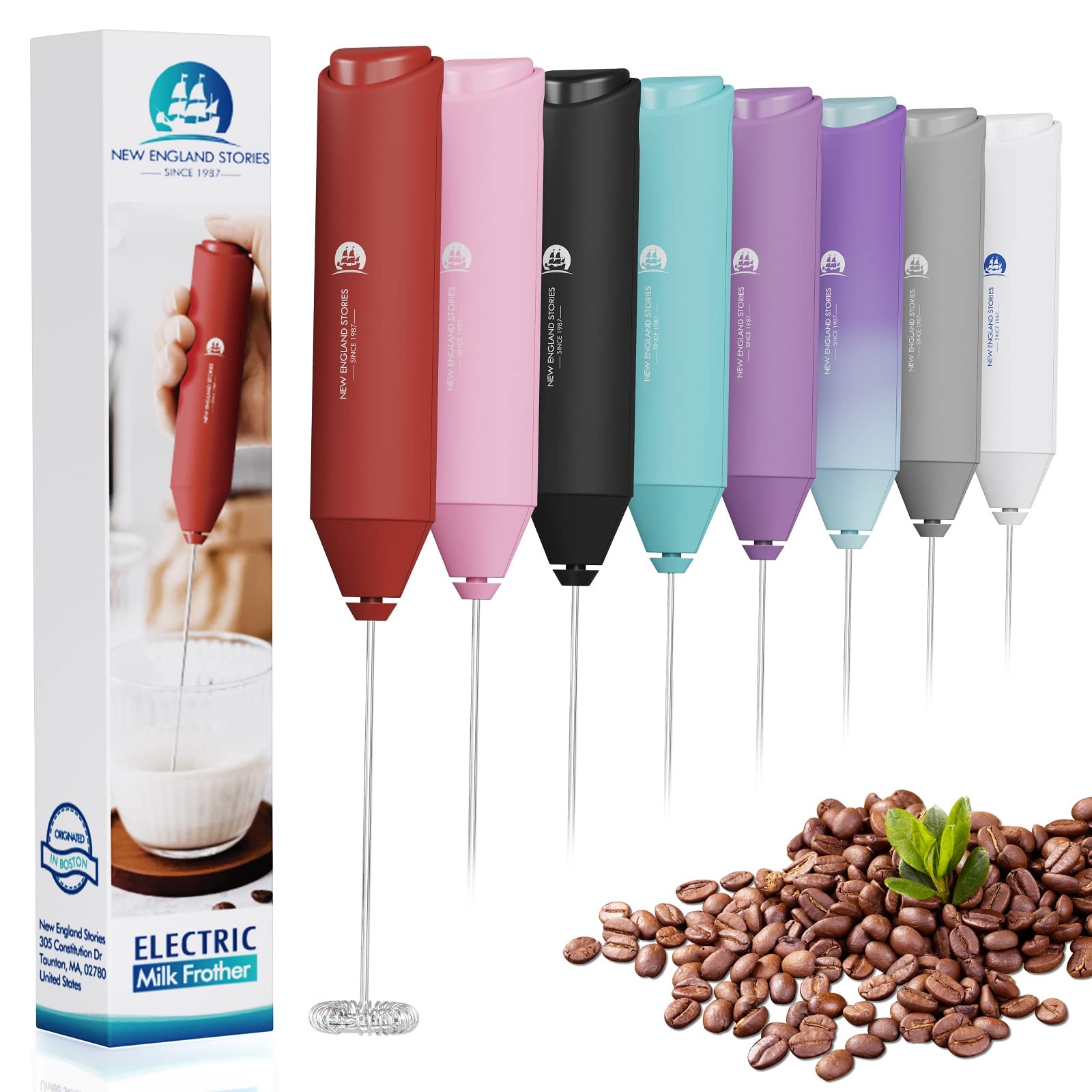 Marble Powerful Milk Frother Handheld Foam Maker/Mixer