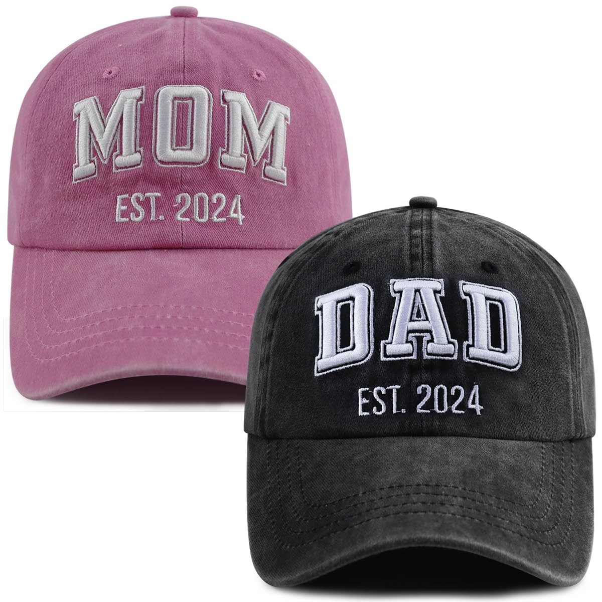 2PCS Mom & Dad Hat