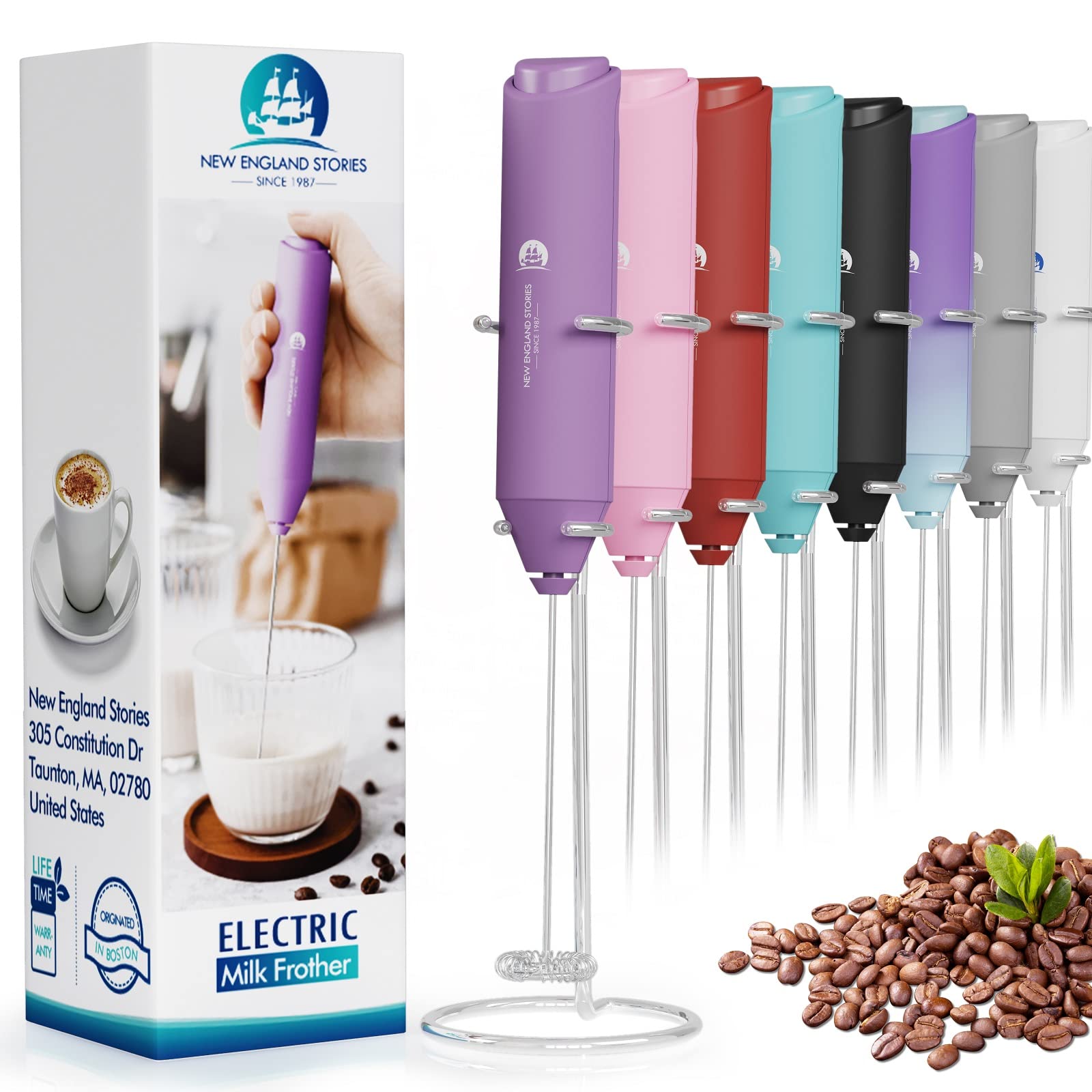 Marble Powerful Milk Frother Handheld Foam Maker/Mixer