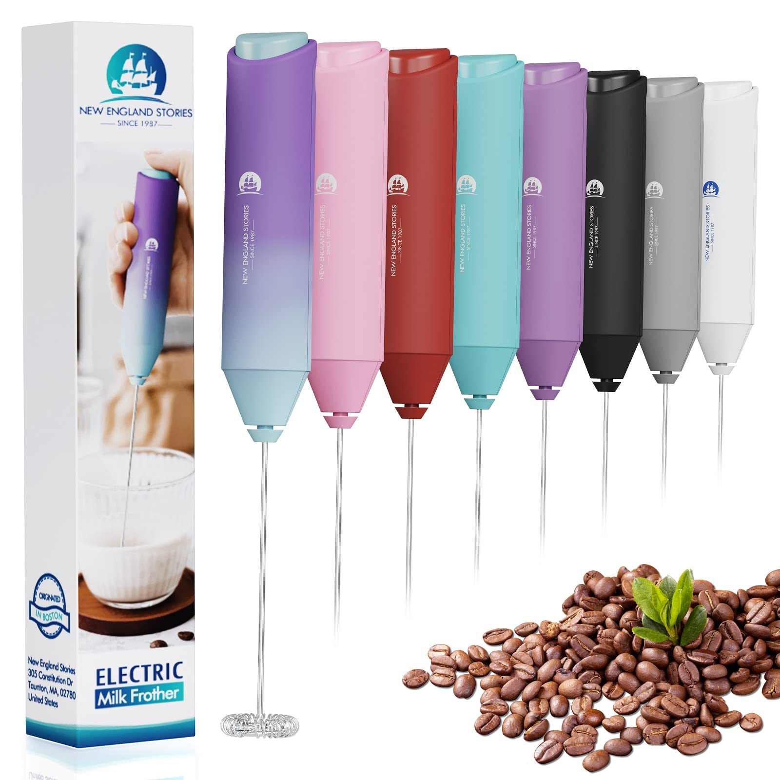 Marble Powerful Milk Frother Handheld Foam Maker/Mixer