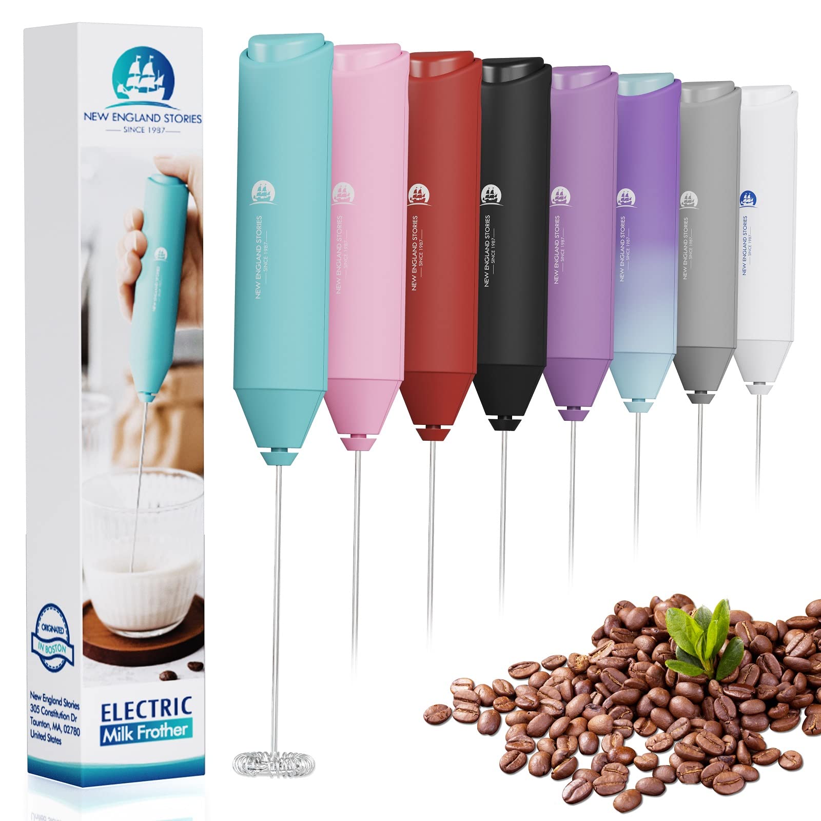 Marble Powerful Milk Frother Handheld Foam Maker/Mixer