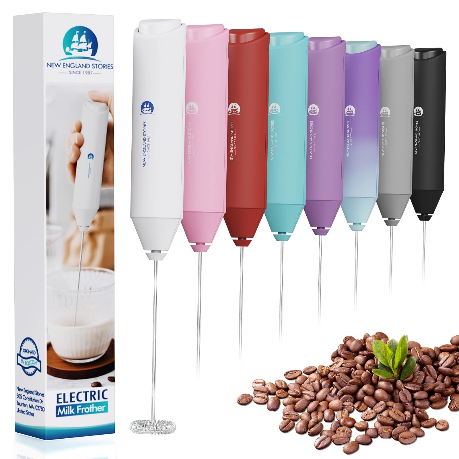 Marble Powerful Milk Frother Handheld Foam Maker/Mixer