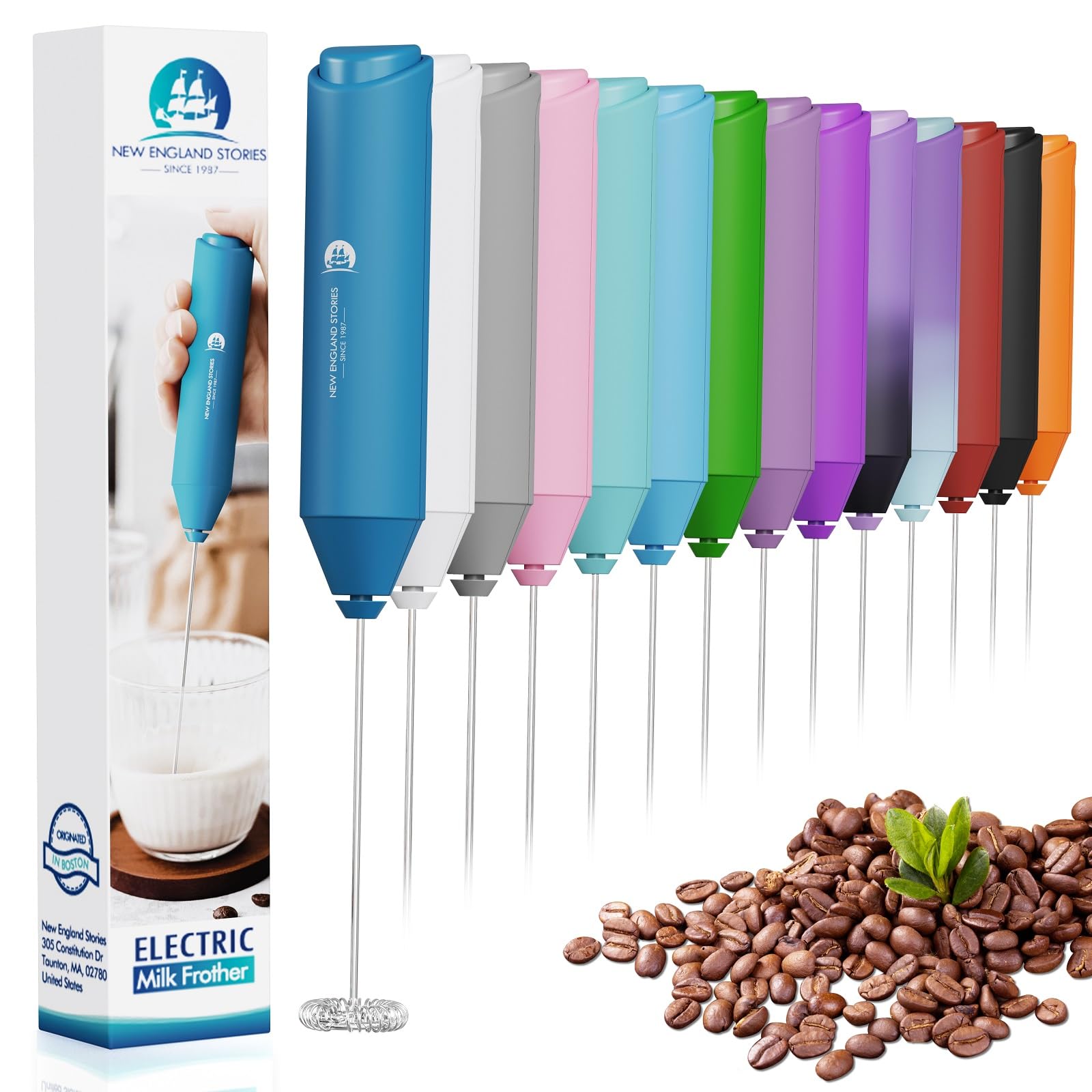 Marble Powerful Milk Frother Handheld Foam Maker/Mixer