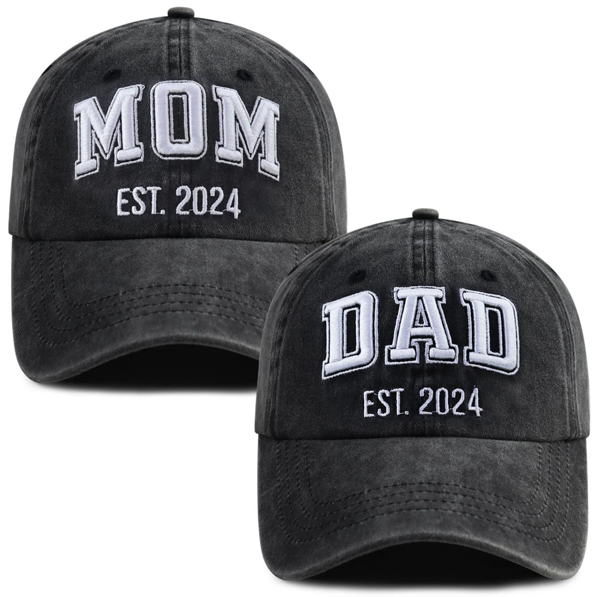 2PCS Mom & Dad Hat