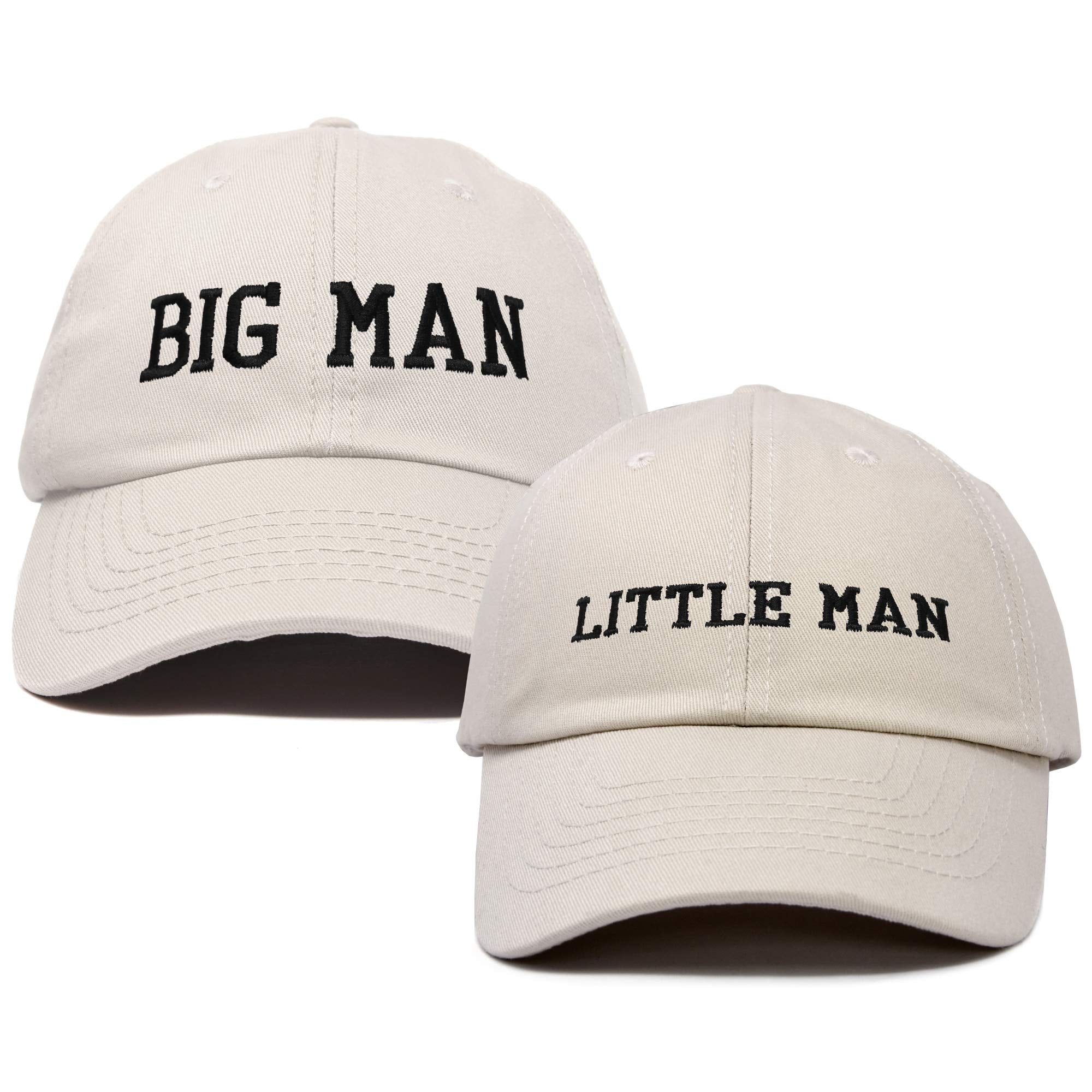 DALIX Big Man Little Man Hat Father Son Matching Cap Fun Gifts