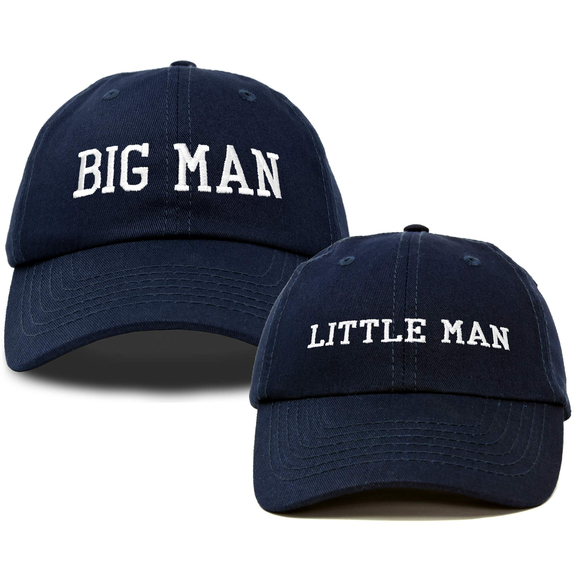 DALIX Big Man Little Man Hat Father Son Matching Cap Fun Gifts