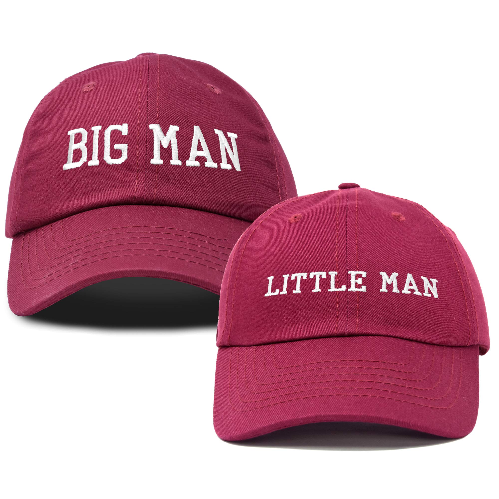 DALIX Big Man Little Man Hat Father Son Matching Cap Fun Gifts