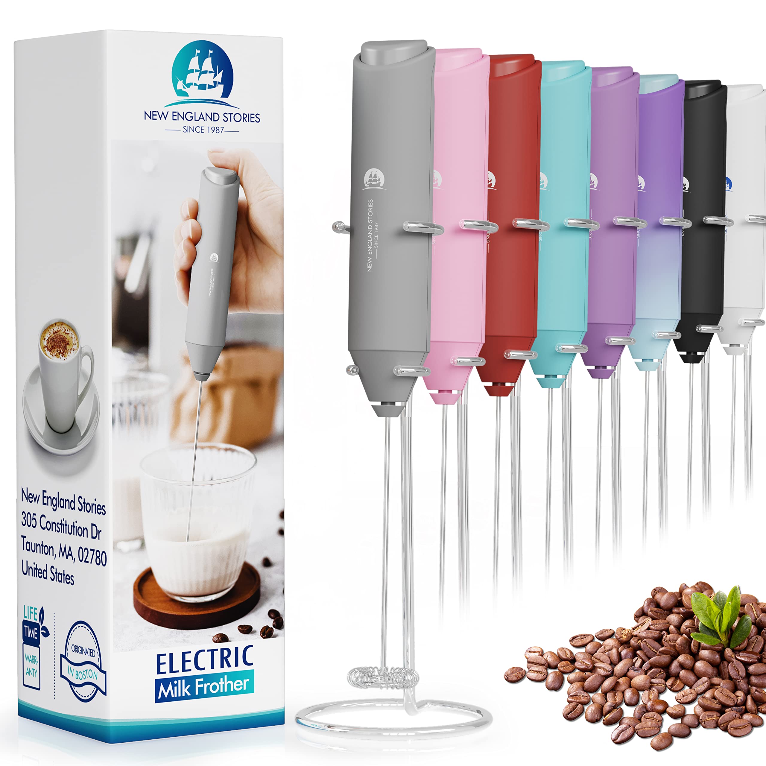 Marble Powerful Milk Frother Handheld Foam Maker/Mixer