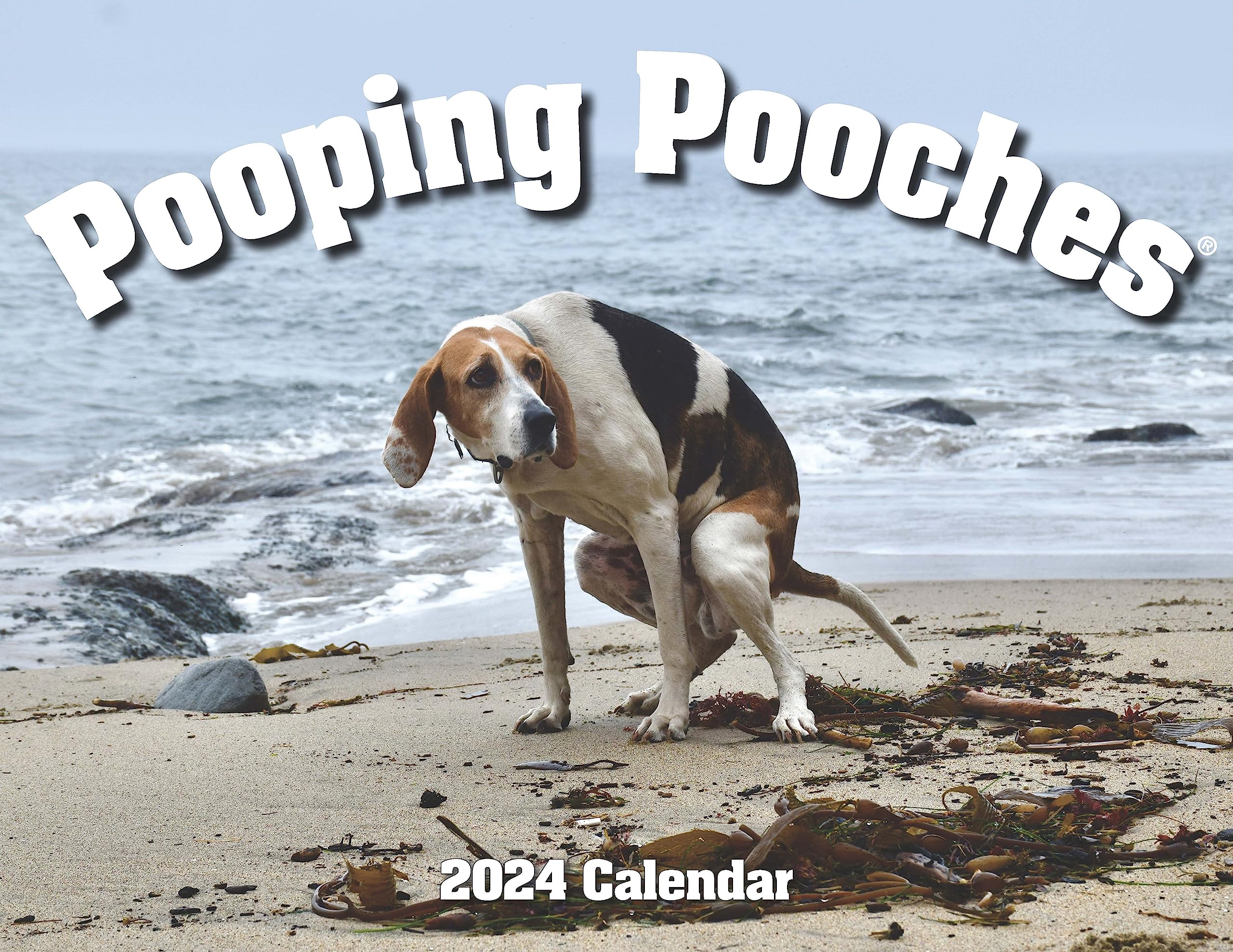 Pooping Pooches White Elephant Gag Gift Calendar