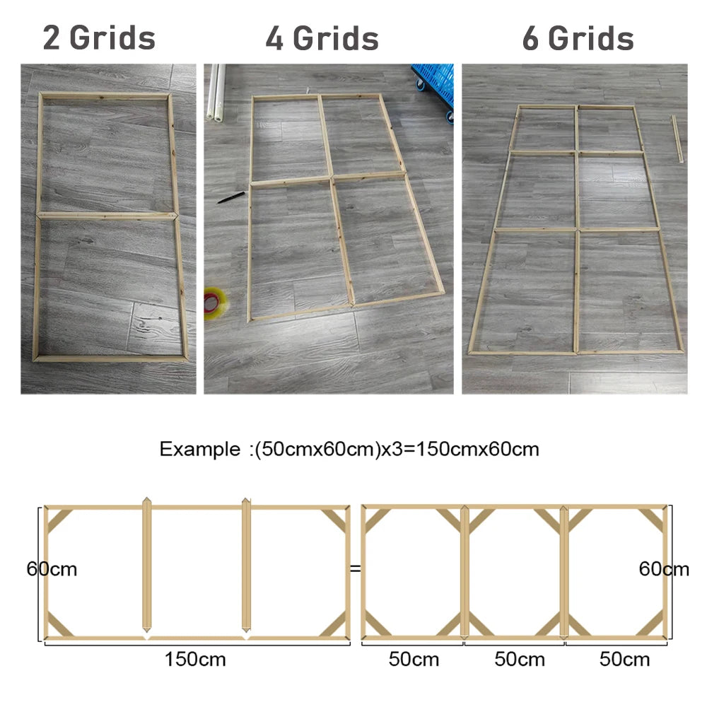 Natural Pine Wood Frame for Canvas Paintings/Posters