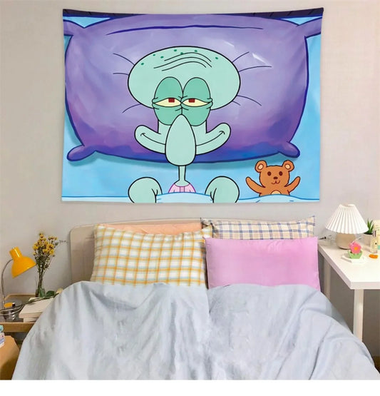 SpongeBob SquarePants Cartoon Wall Tapestry 2