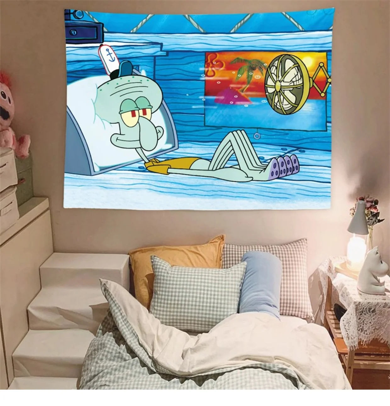 SpongeBob SquarePants Cartoon Wall Tapestry 2