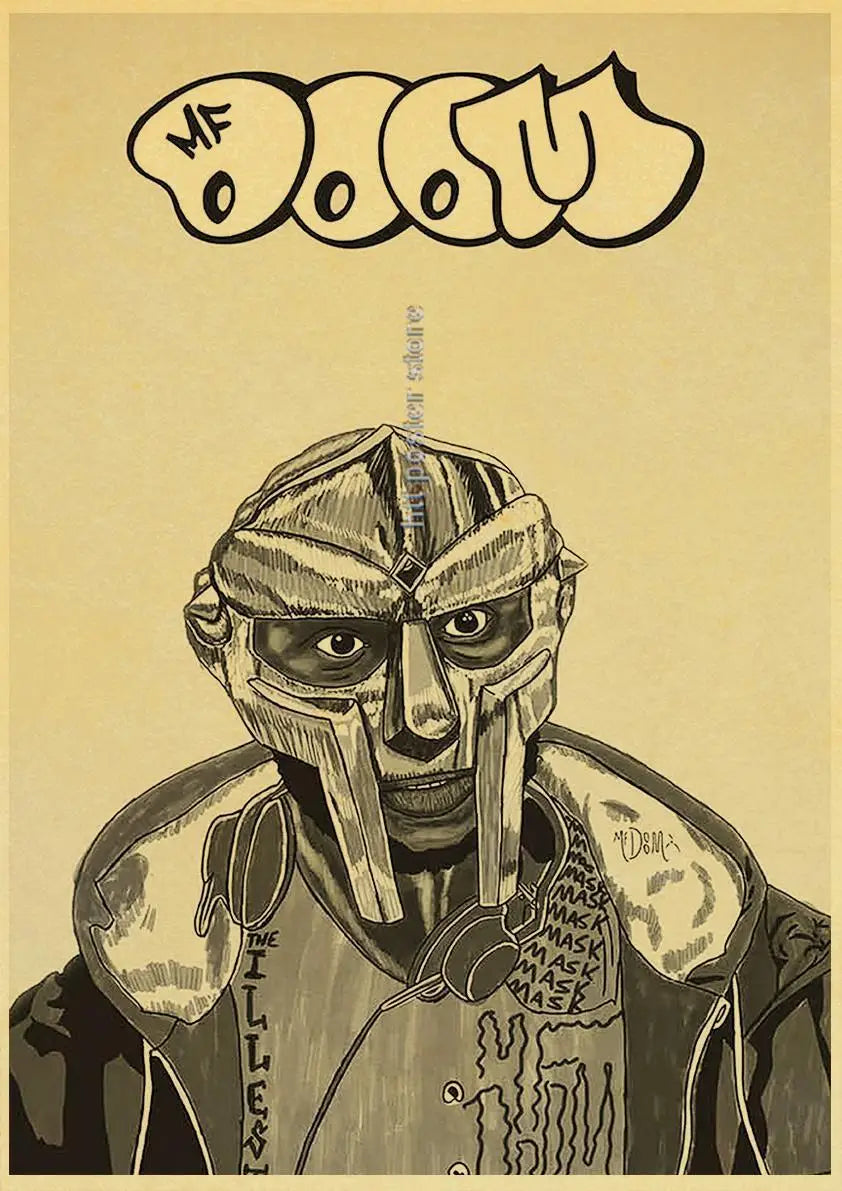 MF Doom Canvas Art Posters