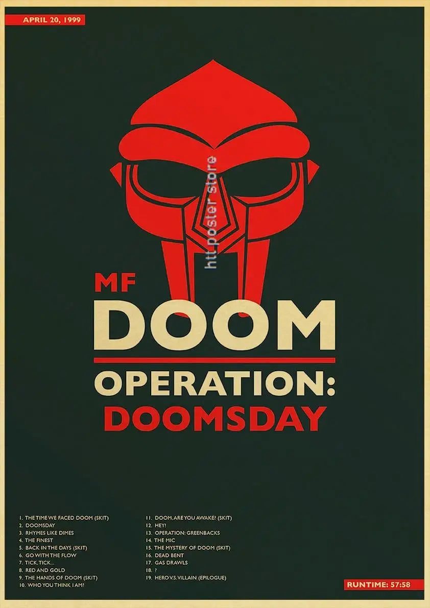 MF Doom Canvas Art Posters