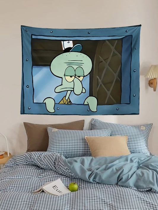 SpongeBob SquarePants Cartoon Wall Tapestry