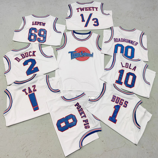 Trillest White Space Jam Jersey Variations Party Clothing