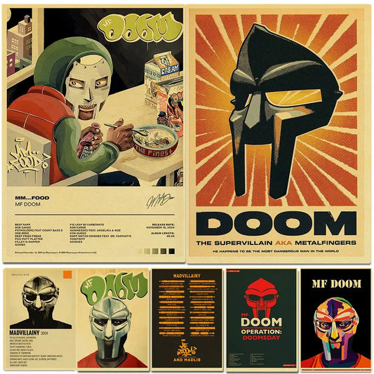 MF Doom Canvas Art Posters