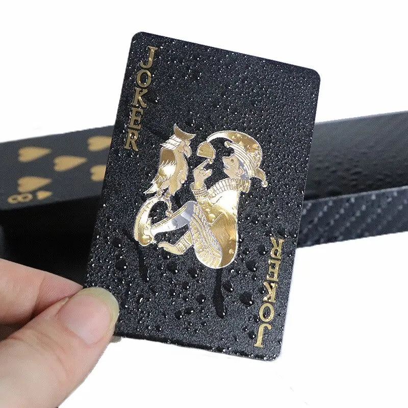 Black and Gold Playing Cards