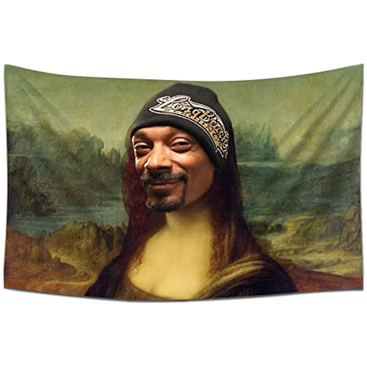 Mona Lisa Snoop Dogg Wall Tapestry