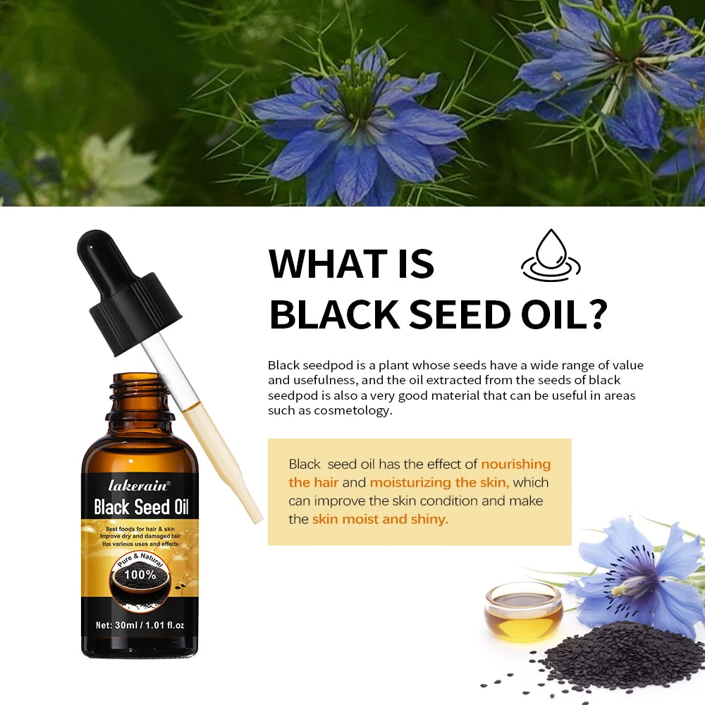 Black seed oil/ Rosemary oil/ Hemp oil