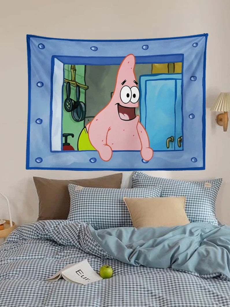 SpongeBob SquarePants Cartoon Wall Tapestry