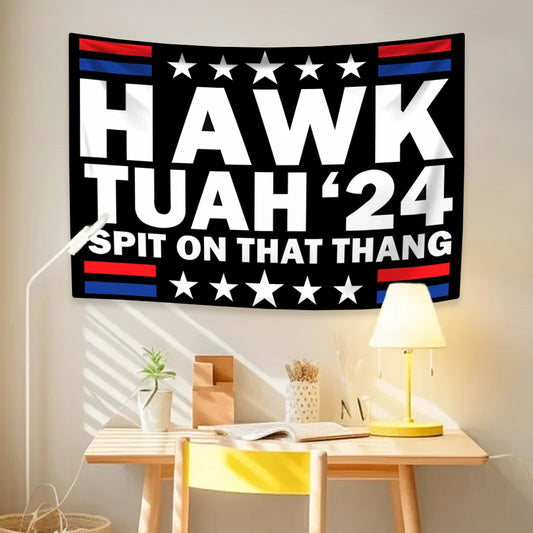 Hawk Tuah Wall Tapestry