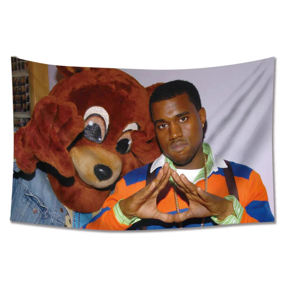 Kanyes West Meme Wall Tapestry