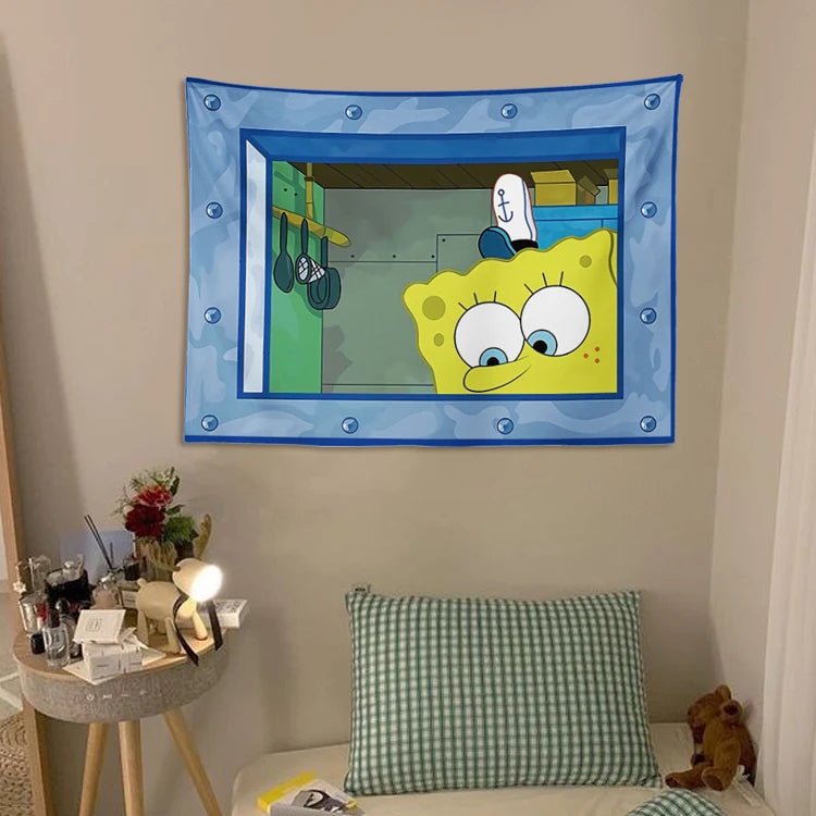 SpongeBob SquarePants Cartoon Wall Tapestry