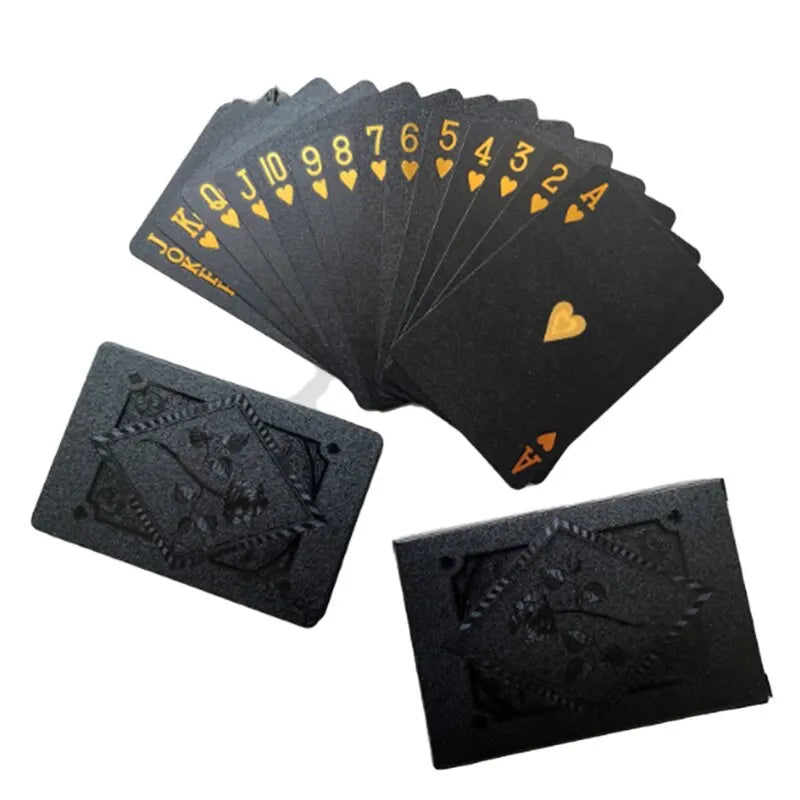 Black and Gold Playing Cards