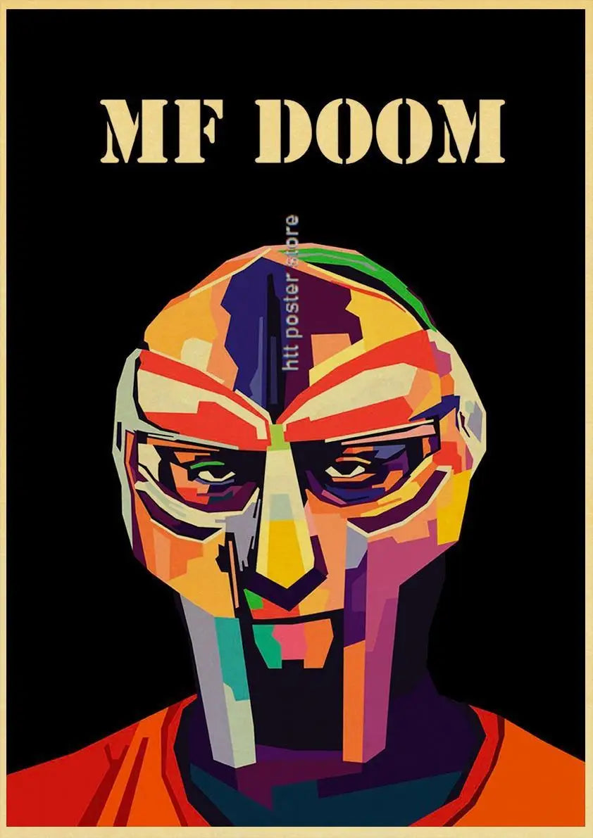 MF Doom Canvas Art Posters