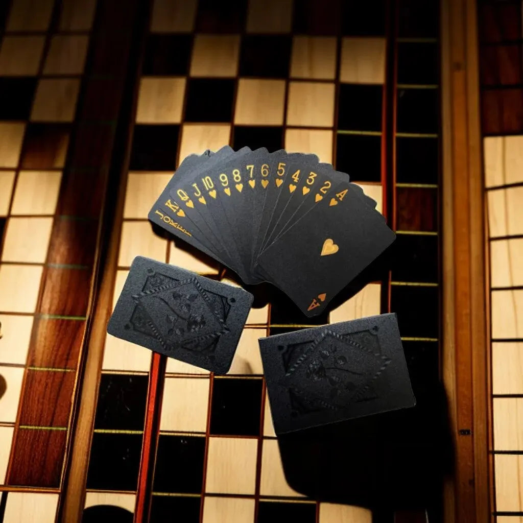 Black and Gold Playing Cards