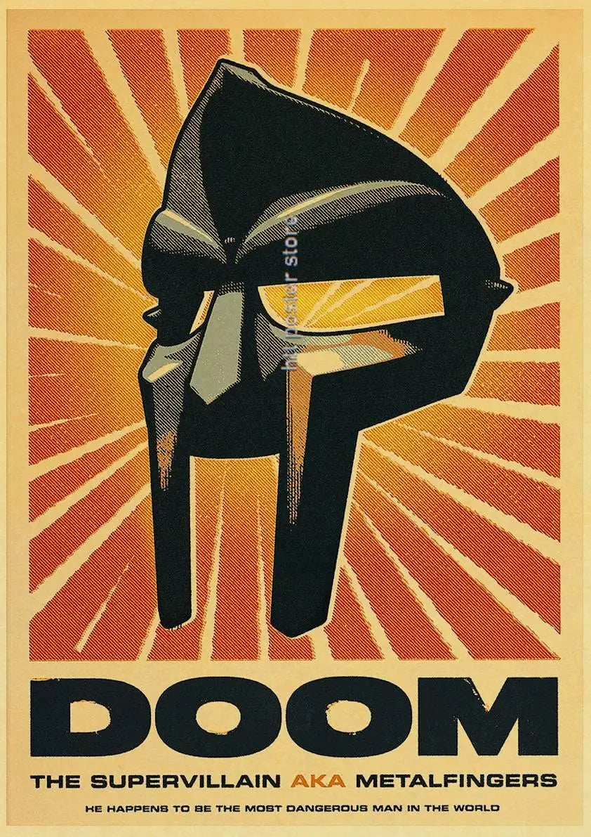 MF Doom Canvas Art Posters