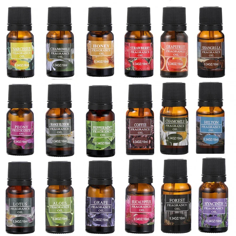 10ml Car Perfume Refill Air Freshener Natural Plant Essential Oil Aroma Diffuser