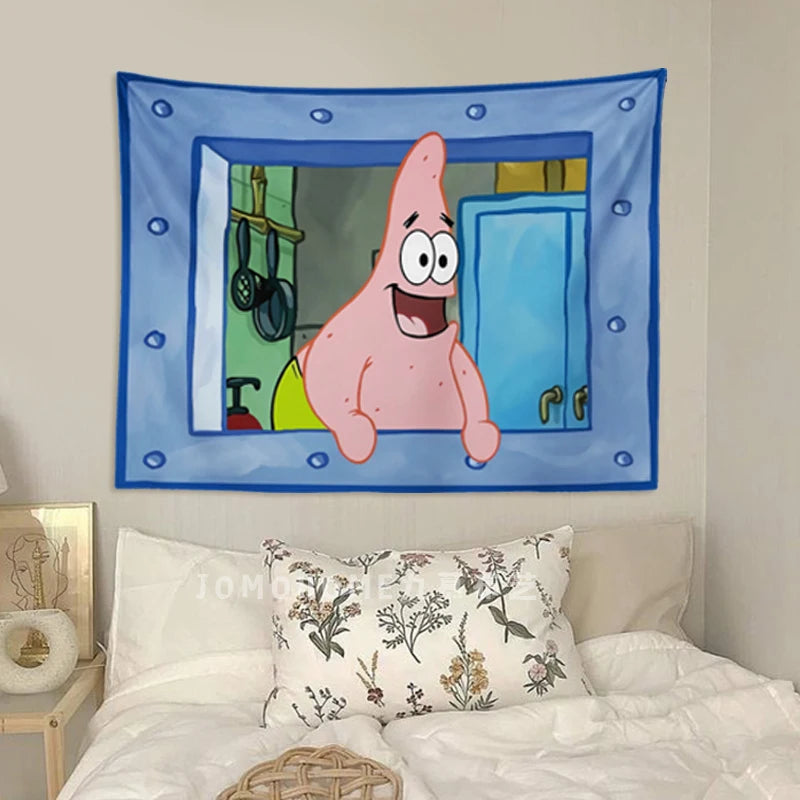 SpongeBob SquarePants Cartoon Wall Tapestry