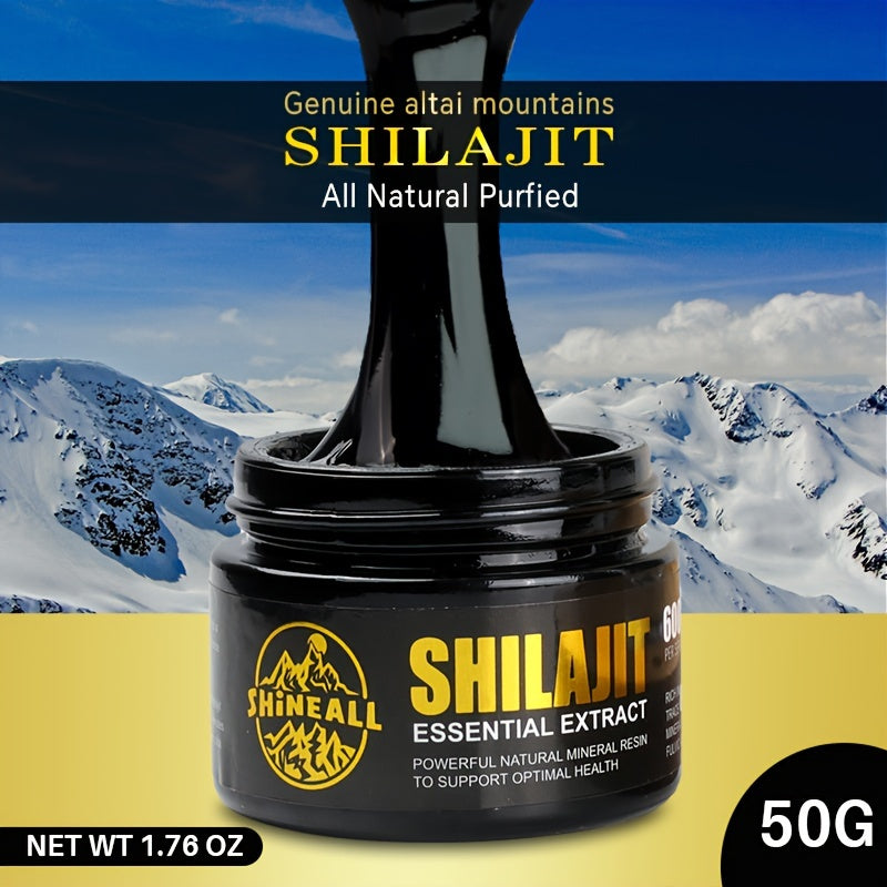 Gold Grade Pure Shilajit with 85 essential trace minerals